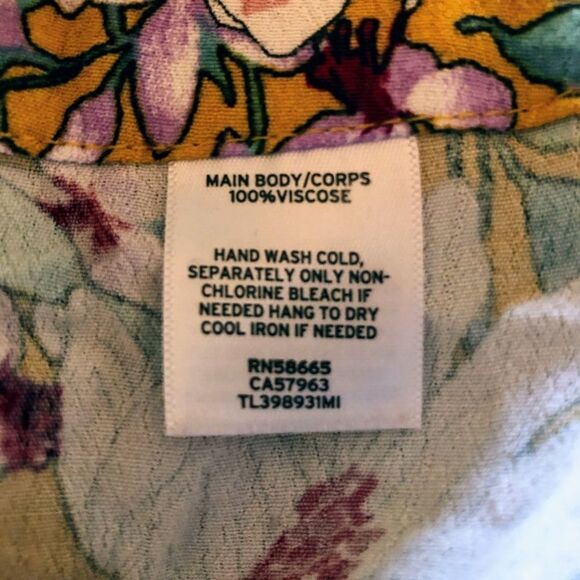 Leith Easy Print Culottes Size Small - Picture 7 of 11